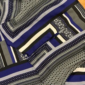 H&M Geometric Print Shift Dress – Size 6-8